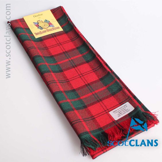 Wool Scarf in Dunbar Modern Tartan