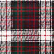 Luxury Tartan Handfasting Ribbon with Embroidery
