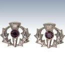 Earrings Thistle Stone