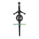 Clan Crest Pewter Kilt Pin with MacKenzie Seaforth Crest