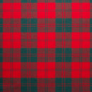 Elegant Springweight Wool Tartan Tie draped on a shirt, perfect for formal occasions - Tartans C-F.