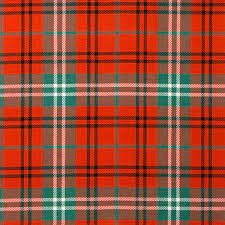Bagpipe Pin Badge With Tartan Insert