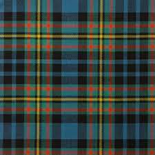 Bagpipe Pin Badge With Tartan Insert