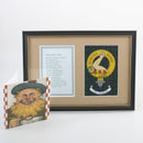 Fathers Day Framed Crest and Verse with Card