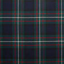 Springweight Wool Tartan Ties - Tartans C-F collection with a vibrant blue tartan tie, ideal for making a fashionable statement.