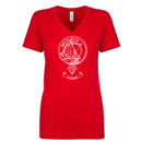 Fletcher Clan Crest Ladies Ouline T-Shirt