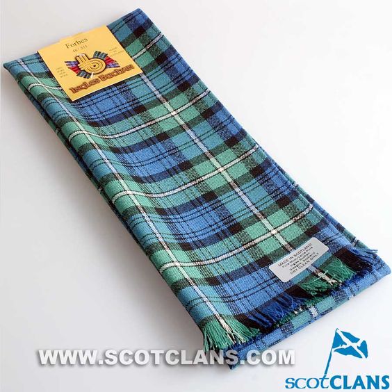 Wool Scarf in Forbes Ancient Tartan