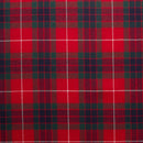 Close-up of the Springweight Wool Tartan Tie showcasing the unique tartan texture and colors for a fashionable accessory.