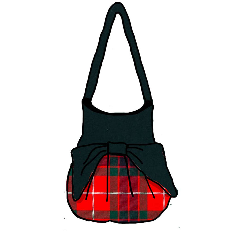 Fraser Red Modern  Effie Bag