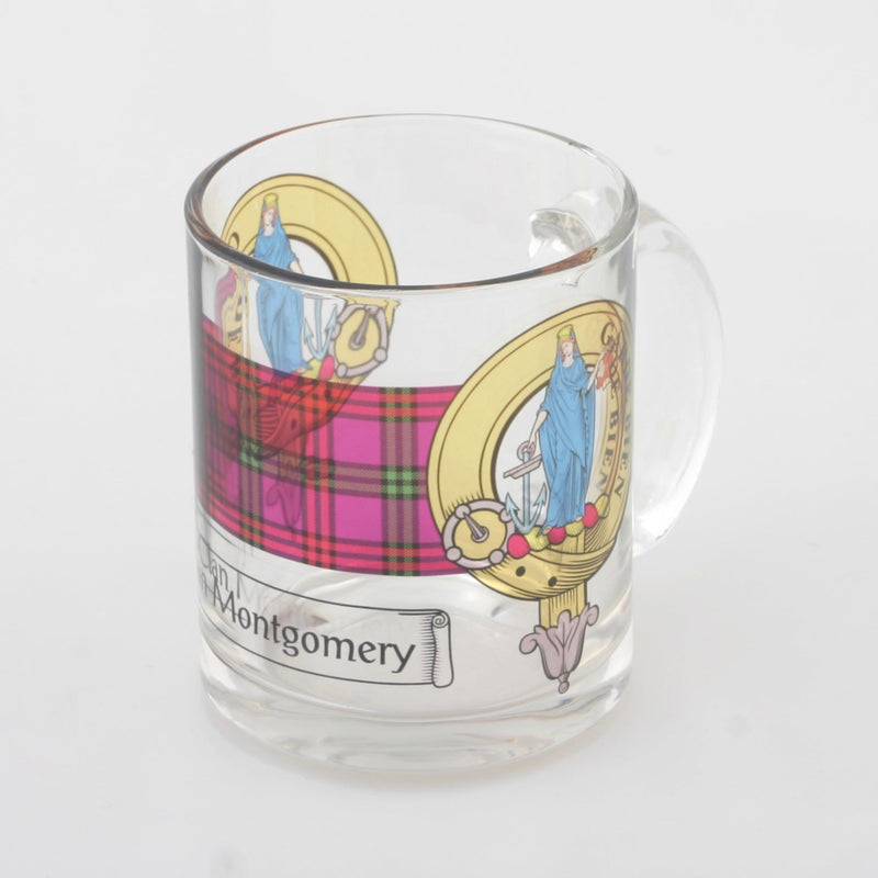 Clan Crest Glass Mug - All Clans Available