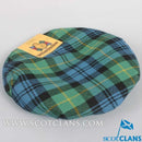 Pure Wool Golf Cap in Gordon Ancient Tartan, featuring 100% new wool for comfort and style, perfect for golf, shooting, or everyday wear.
