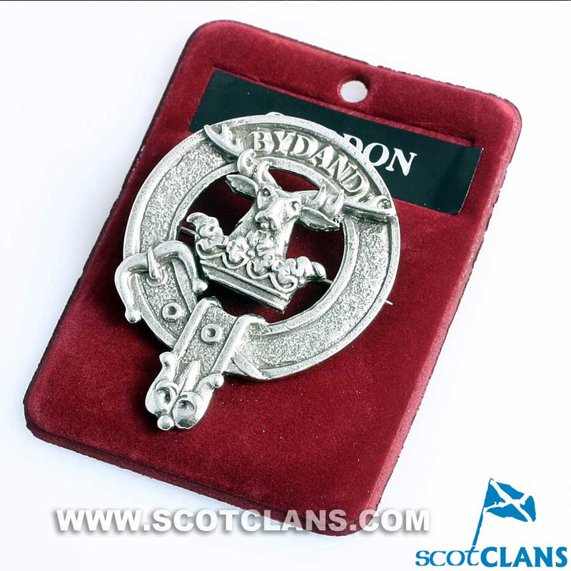 Gordon Clan Crest Badge in Pewter