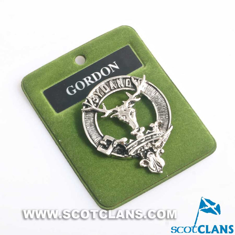 Gordon Clan Crest Badge in Pewter