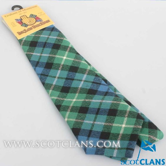 Pure Wool Tie in Graham Ancient Tartan