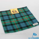 Wool Tartan Pocket Square in Gunn Ancient Tartan