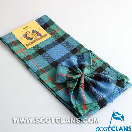 Wool Mini Sash in Gunn Ancient Tartan