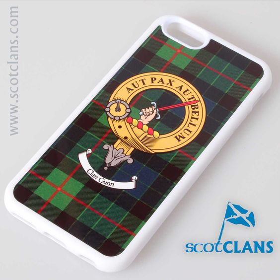 Gunn Tartan and Clan Crest iPhone Rubber Case - 4 - 7
