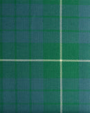 Close-up of Heavy Weight Tartan fabric showcasing the luxurious wool texture, ideal for home decor.