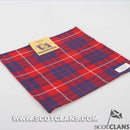 Wool Tartan Pocket Square in Hamilton Modern Tartan