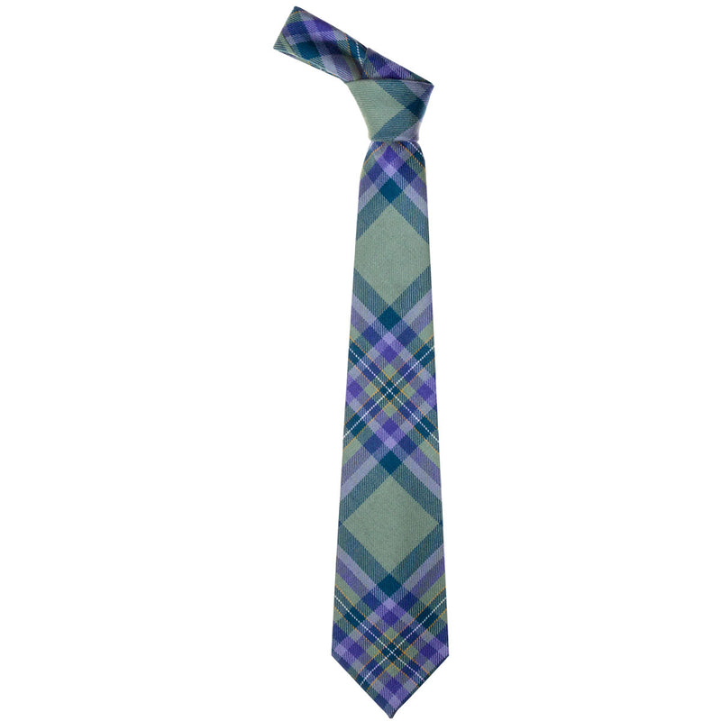 Luxury Pure Wool Tie in Heather Isle Tartan