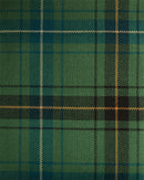 A beautifully crafted garment made from Heavy Weight Tartan, highlighting its durability and structure.
