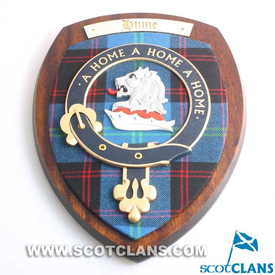 Hume Clan Crest Plaque