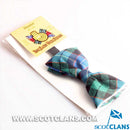 Hunter Ancient Tartan Bow Tie made from 100% pure new wool, showcasing its classic design and rich colors, perfect for formal events.