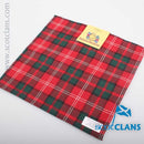 Wool Tartan Pocket Square in Nesbit Modern Tartan, a stylish accessory made of 100% new wool, perfect for elevating formal outfits.