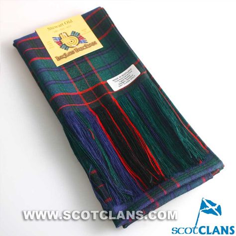 Full Length Sash in Stewart Old Modern Tartan