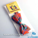 MacKintosh Ancient Tartan Bow Tie made from 100% pure new wool, an elegant accessory for formal events and everyday wear.