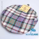 Pure Wool Golf Cap in MacDonald Dress Ancient Tartan showcasing its stylish design and 100% pure new wool fabric, perfect for golf, shooting range, or everyday wear.
