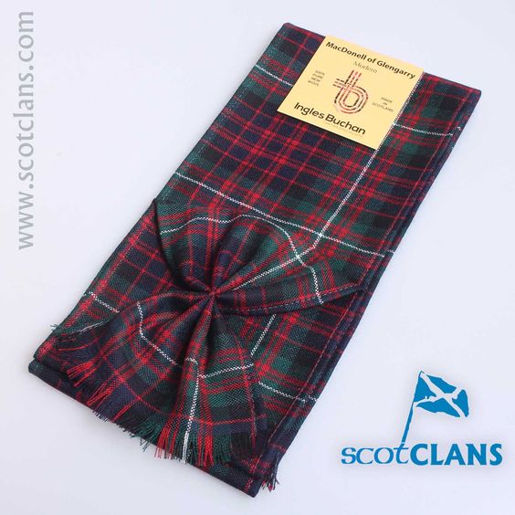 Wool Mini Sash in MacDonnell of Glengarry Modern Tartan