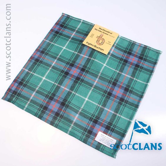 Pocket Square in MacDonald of the Isles Ancient Tartan