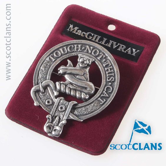 MacGillivray Clan Crest Badge in Pewter