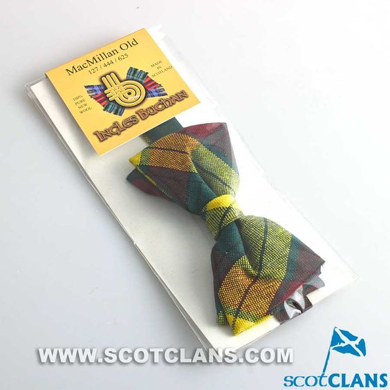 MacMillan old Modern Tartan Bow Tie