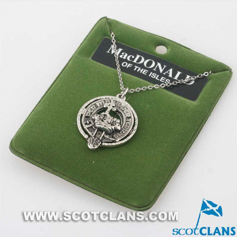 MacDonald Clan Crest Pendant