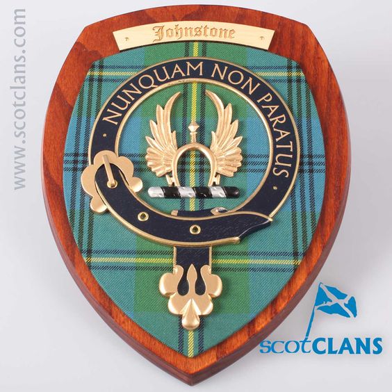 Johnstone Clan Crest Plaque