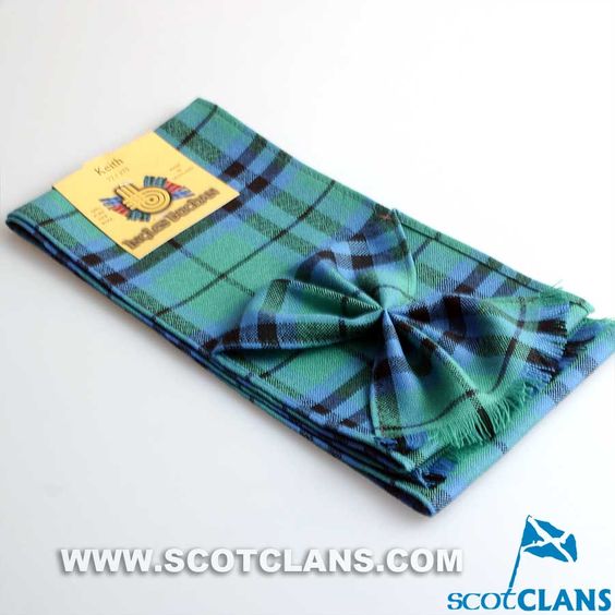 Wool Mini Sash in Keith Ancient Tartan