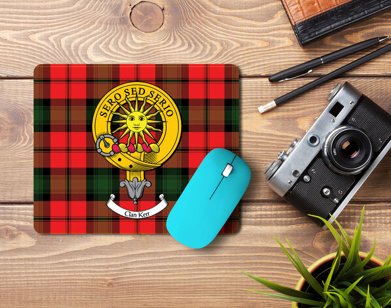 Kerr Clan Crest Mouse Pad