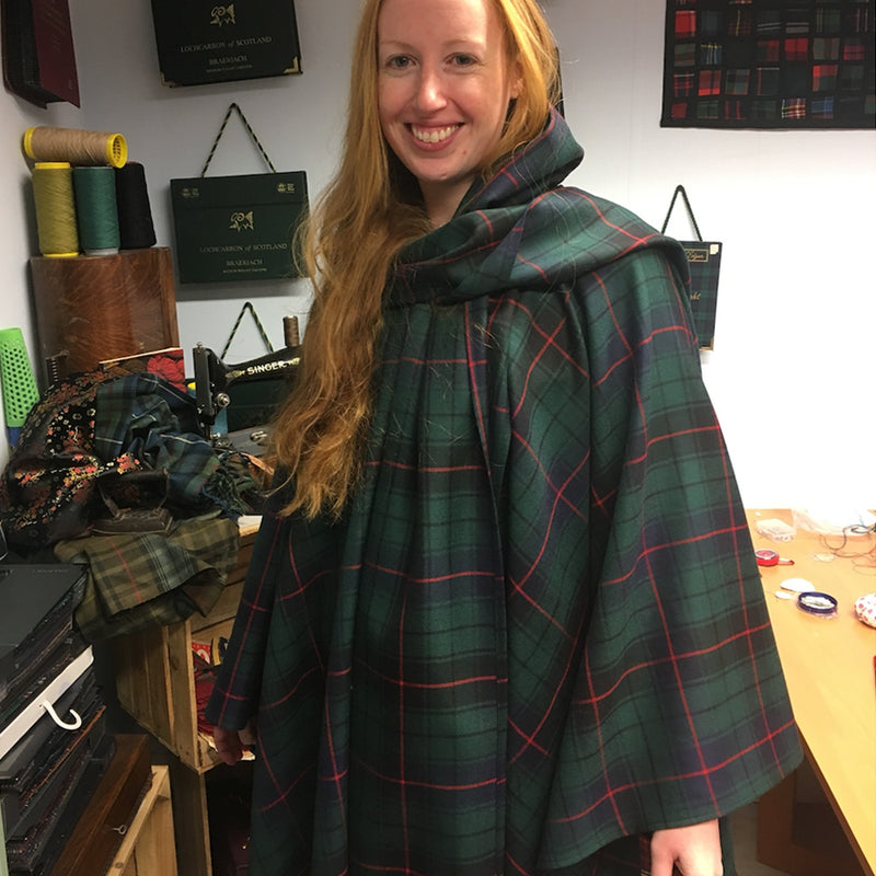 The Laird Hooded Scarf Cape - Pick a tartan