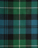 Stylish display of Heavy Weight Tartan per meter fabric used in a cozy coat, promoting its high-quality wool and elegance at a discounted price.