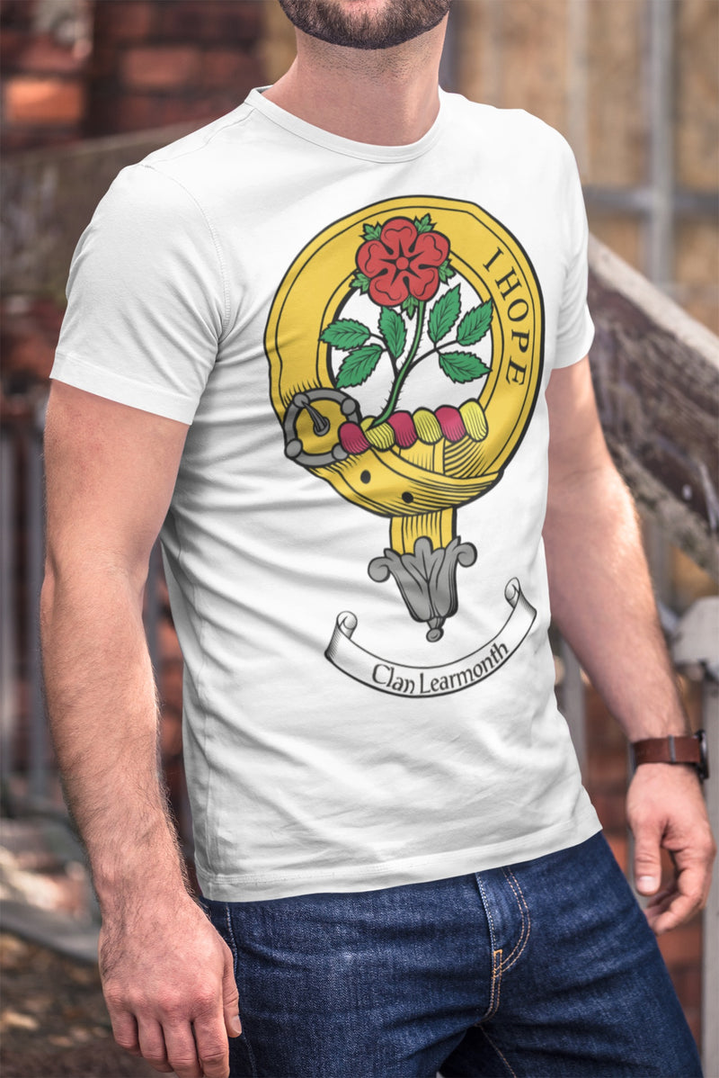 Learmonth Clan Crest Gents T Shirt