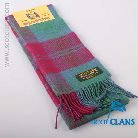 Lambswool Scarf in Lindsay Ancient Tartan