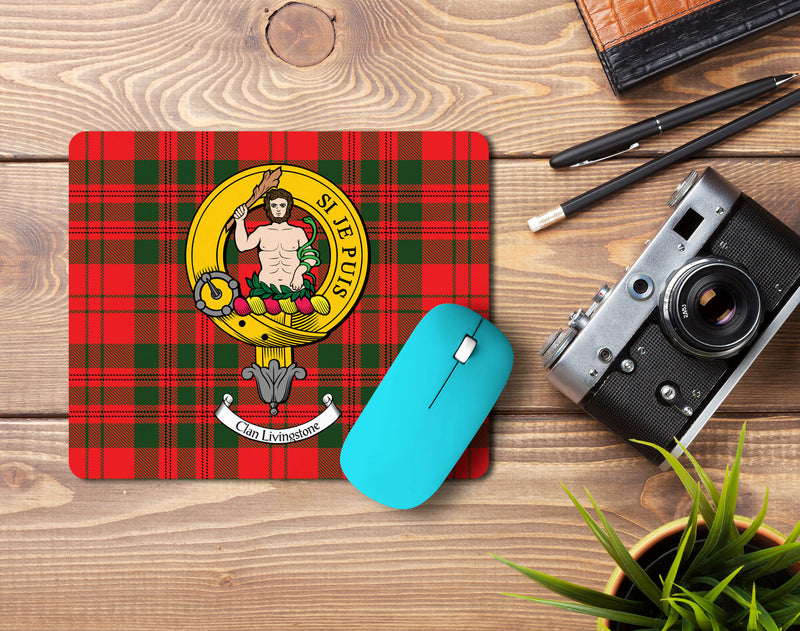 Livingstone Clan Crest Mouse Pad