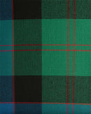 Heavy Weight Tartan per meter fabric displayed, 100% wool in vibrant colors, perfect for creating garments and home decor.