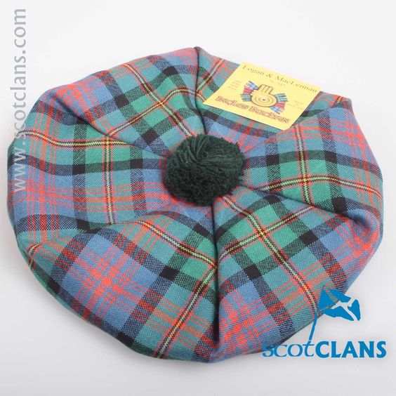 Unisex Wool Tam in Logan Ancient Tartan