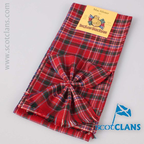 Wool Mini Sash in MacAlister Modern Tartan