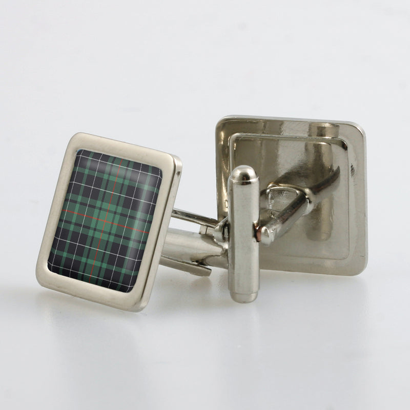 MacAulay Hunting Ancient Tartan Cufflinks - Choose Your Shape.