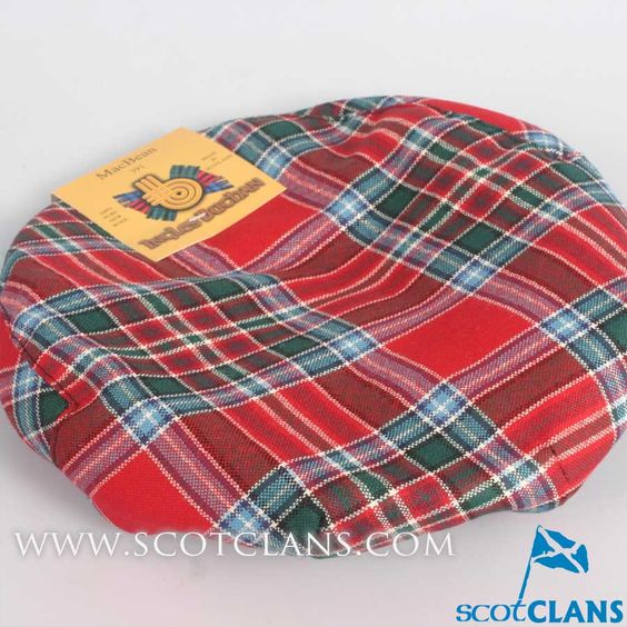 Pure Wool Golf Cap in MacBean Tartan