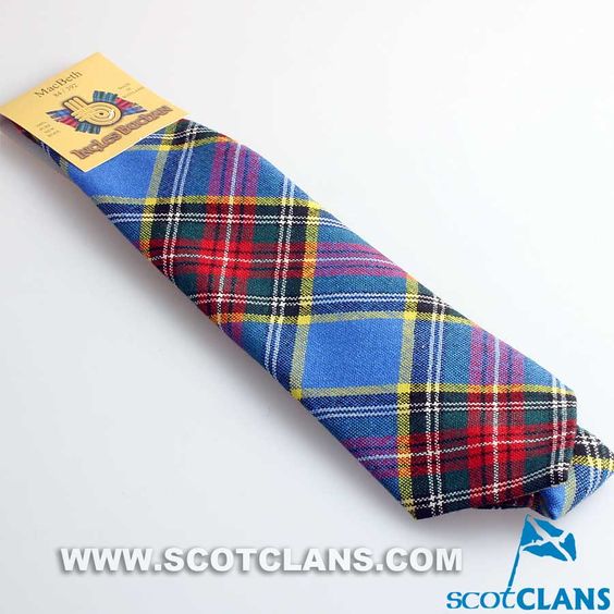 Pure Wool Tie in MacBeth Tartan